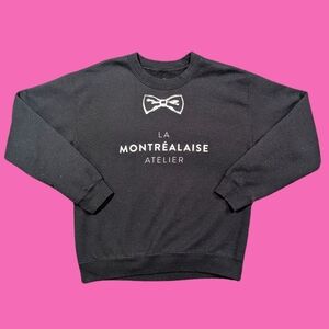 La Montréalaise Atelier Black Crewneck Size S